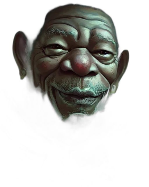 mask, face, staff, creature transparent PNG cut-out