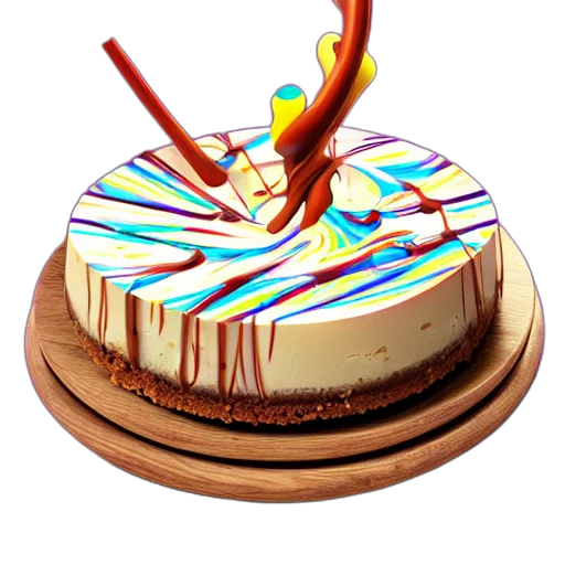 food, staff, crown, 3d render, photorealistic, pixel art, fire, colorful transparent PNG cut-out
