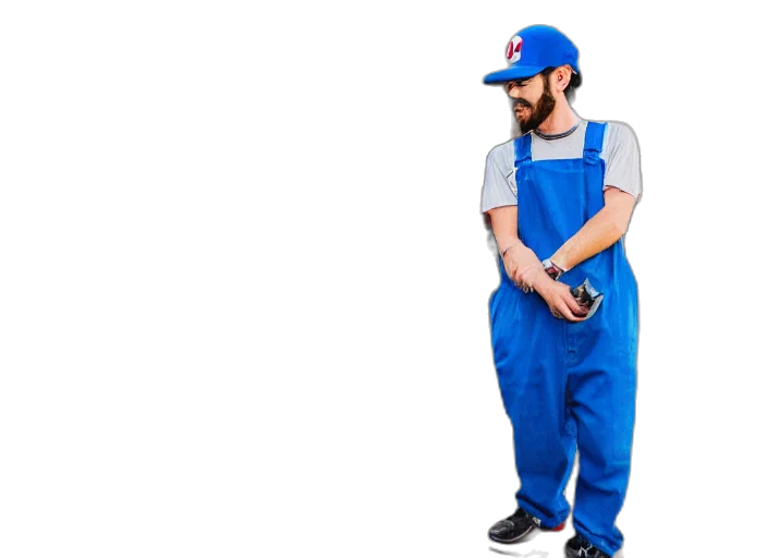 staff, jacket, creature, animal, blue, super, mario, drug transparent PNG cut-out