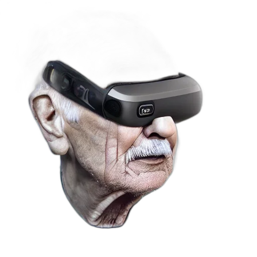 face, mask, staff, robot, 3d render, concept art, cyberpunk, photorealistic transparent PNG cut-out