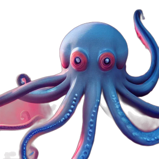 creature, animal, staff, weapon, concept art, 3d render, photorealistic, watercolor transparent PNG cut-out