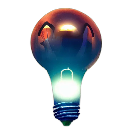 staff, 3d render, concept art, pixel art, photorealistic, incandescent, lightbulb, batwings transparent PNG cut-out