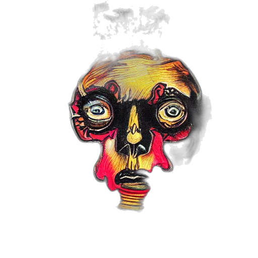 mask, face, crown, jacket transparent PNG cut-out