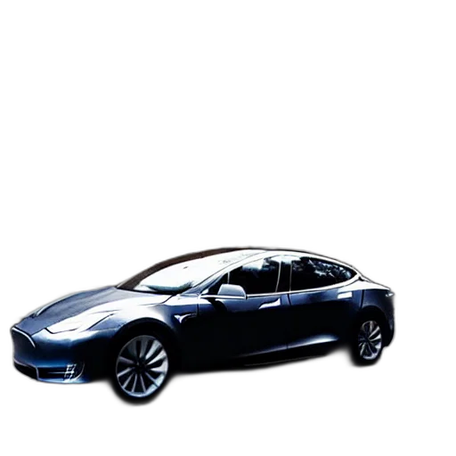 car, 3d render, concept art, photorealistic, cloudy, day, tesla, street transparent PNG cut-out