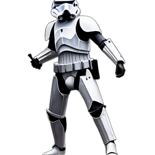 robot, staff, weapon, concept art, 3d render, long, shot, imperial transparent PNG cut-out