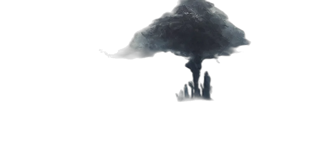 tree, umbrella, creature, concept art transparent PNG cut-out