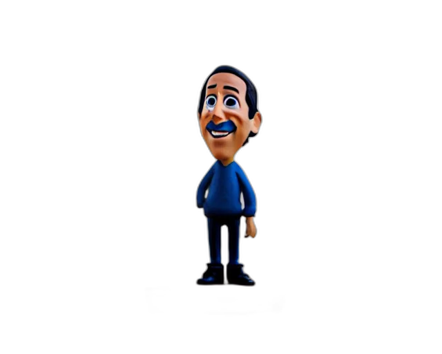 staff, face, robot, mask, 3d render, cartoon, pixel art, concept art transparent PNG cut-out