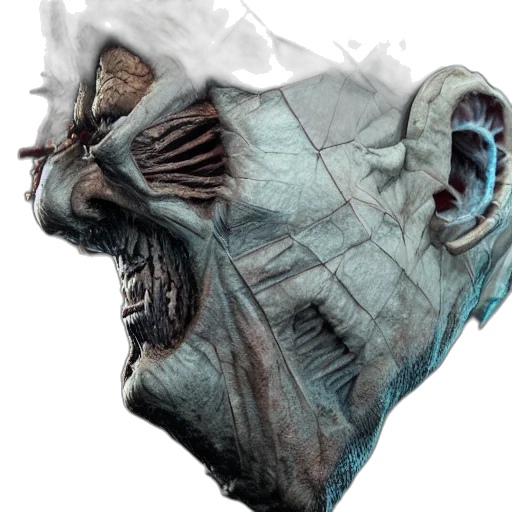 mask, face, creature, staff transparent PNG cut-out