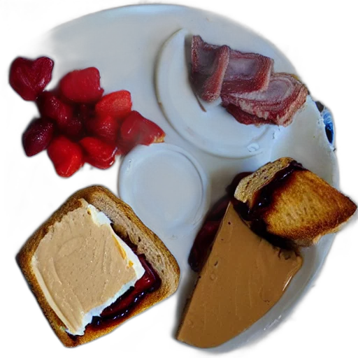 food, peanut, butter, jelly, sandwich, fish transparent PNG cut-out