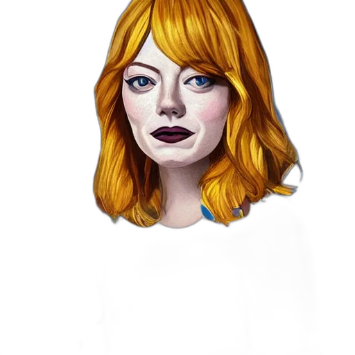 face, mask, hair, photorealistic transparent PNG cut-out