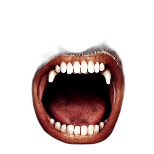 face, mask, animal, creature, photorealistic, 3d render, concept art, angry transparent PNG cut-out