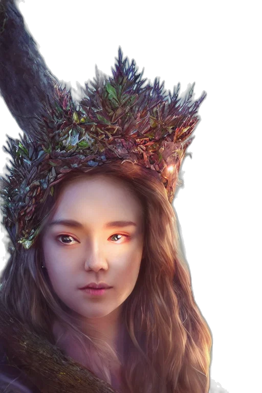 crown, face, dragon, creature transparent PNG cut-out