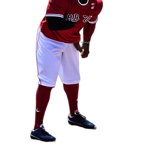 staff, animal, creature, robot, 3d render, concept art, red, lebron transparent PNG cut-out