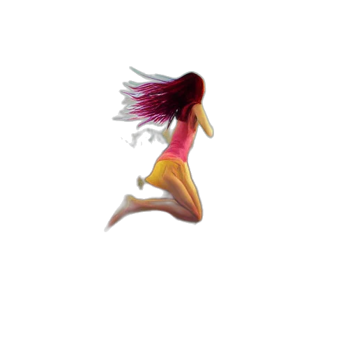 hair, creature, dress, animal, 3d render, pixel art, concept art, photorealistic transparent PNG cut-out