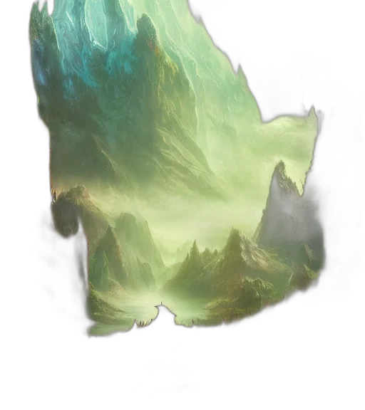 dragon, sword, tree, mask, fantasy art, concept art, watercolor, photorealistic transparent PNG cut-out