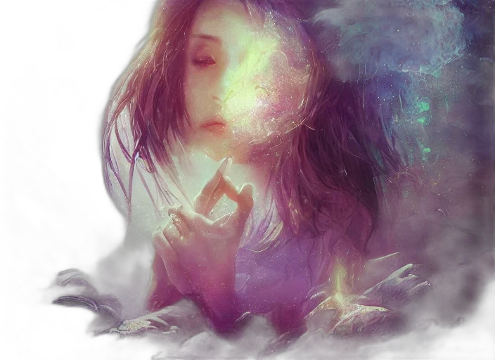 fantasy art, concept art, photorealistic, watercolor transparent PNG cut-out