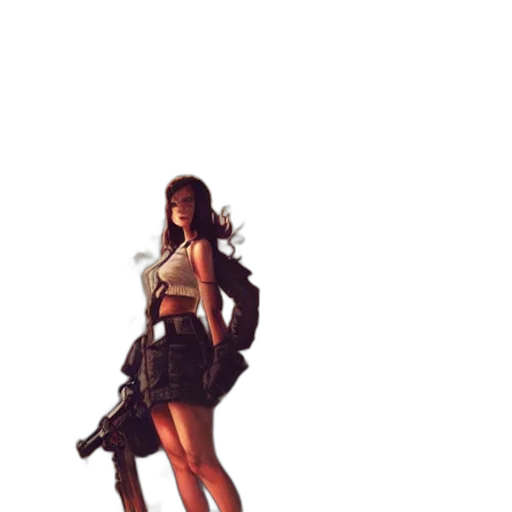weapon, staff, dress, robot transparent PNG cut-out