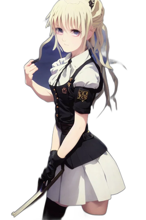 staff, dress, sword, crown transparent PNG cut-out