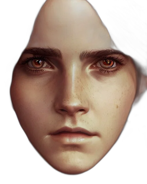 face, mask, robot, creature, photorealistic, 3d render, concept art, fantasy art transparent PNG cut-out