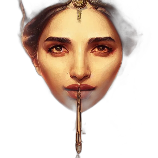 face, mask, staff, jewelry transparent PNG cut-out