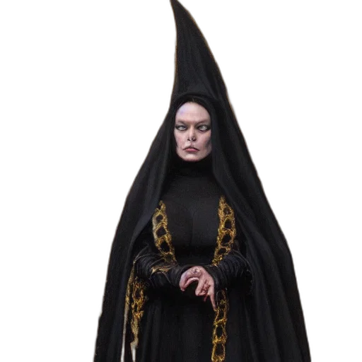 dress, staff, crown, jacket transparent PNG cut-out