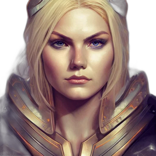face, crown, staff, fantasy art transparent PNG cut-out