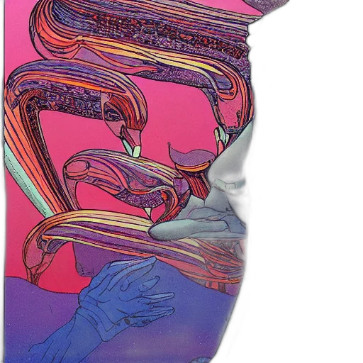 dress, bottle, hair, crown, vaporwave, concept art, 3d render, cartoon transparent PNG cut-out