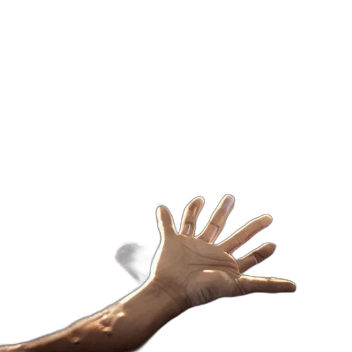 creature, hair, weapon, face transparent PNG cut-out