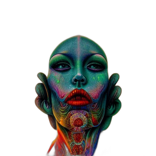 mask, face, creature, robot transparent PNG cut-out