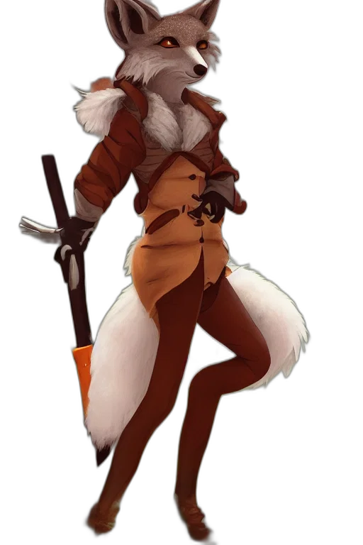 staff, jacket, weapon, animal transparent PNG cut-out