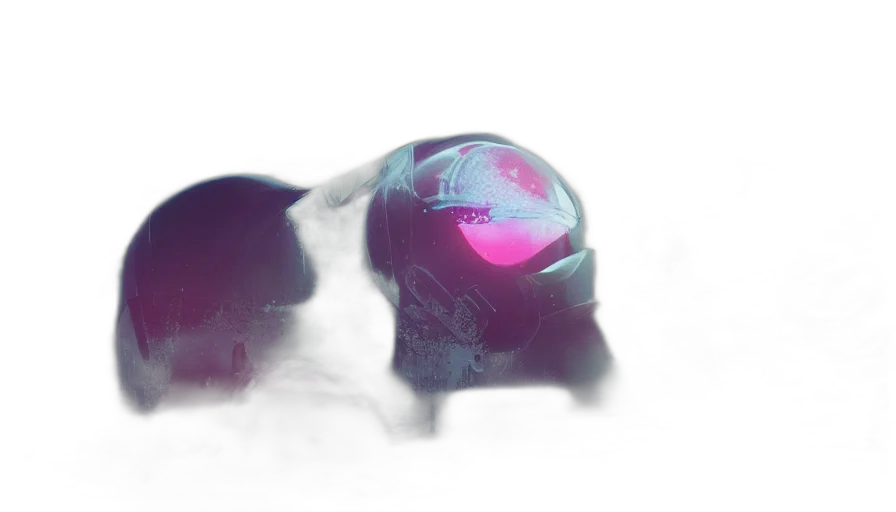 robot, mask, jewelry, bottle, 3d render, vaporwave, concept art, cyberpunk transparent PNG cut-out
