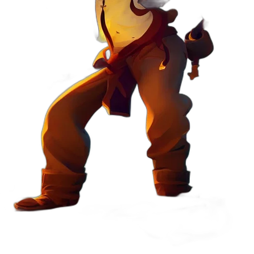 staff, jacket, robot, weapon transparent PNG cut-out