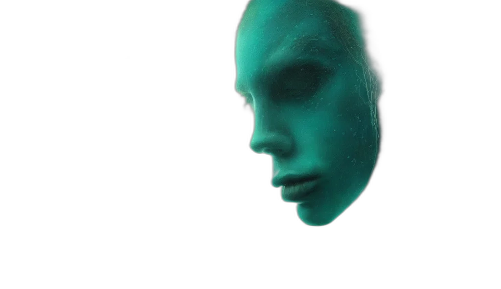 mask, face, creature, robot, 3d render, photorealistic, concept art, vaporwave transparent PNG cut-out