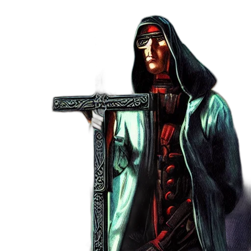 sword, weapon, staff, comic book art, concept art, fantasy art, pixel art, cyberpunk transparent PNG cut-out
