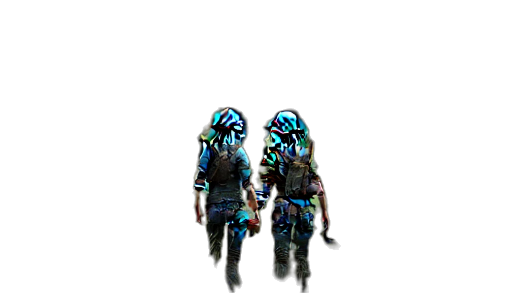 concept art, pixel art, cyberpunk, 3d render transparent PNG cut-out