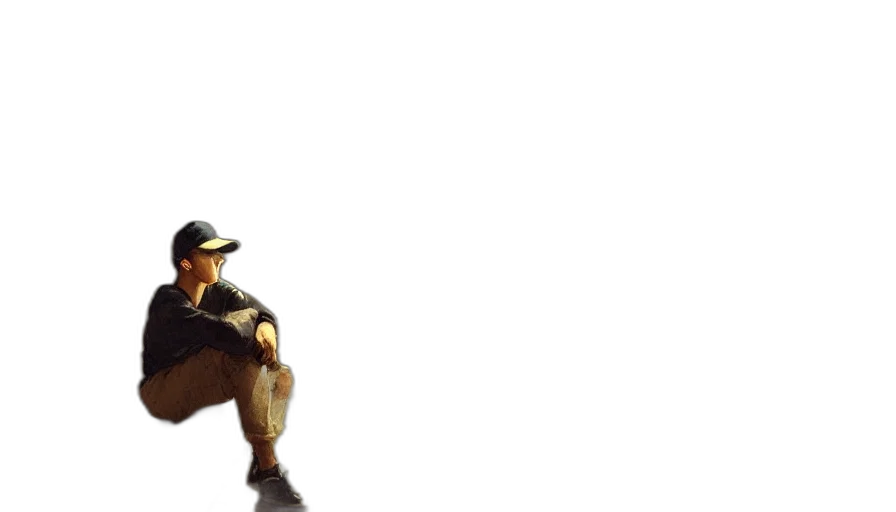 hat, staff, jacket, weapon transparent PNG cut-out