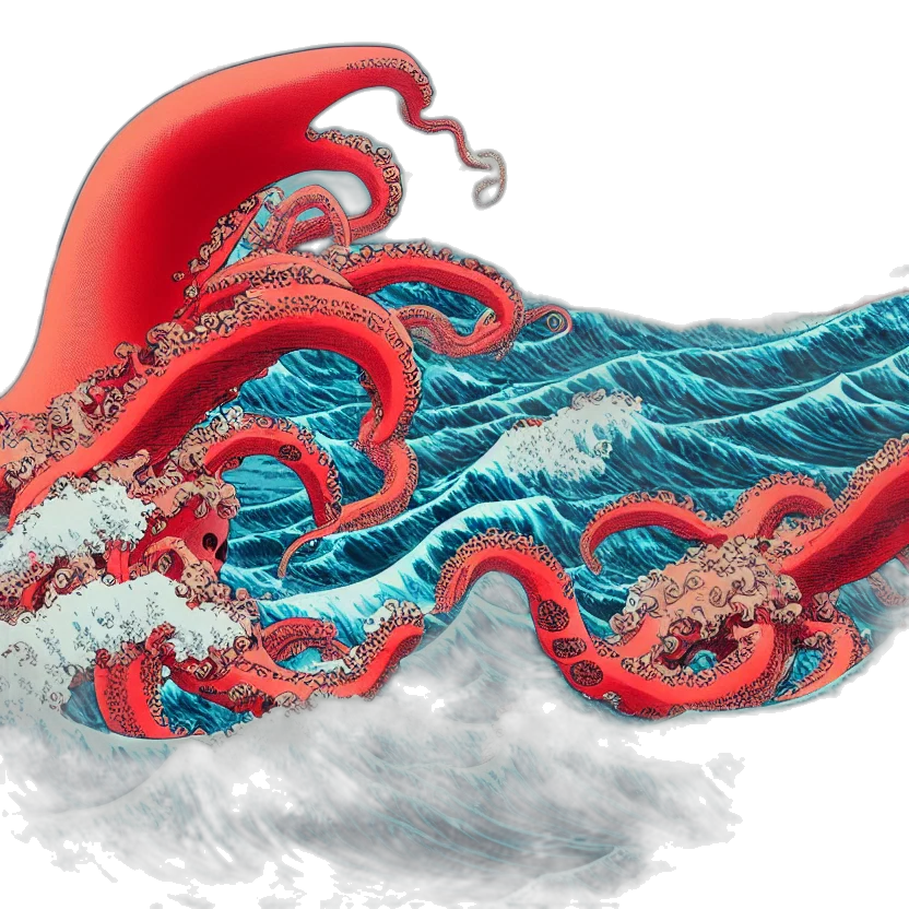 dragon, hair, concept art, photorealistic transparent PNG cut-out