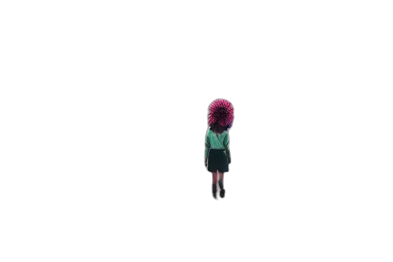 dress, hat, hair, jacket, pixel art, 3d render, concept art, watercolor transparent PNG cut-out