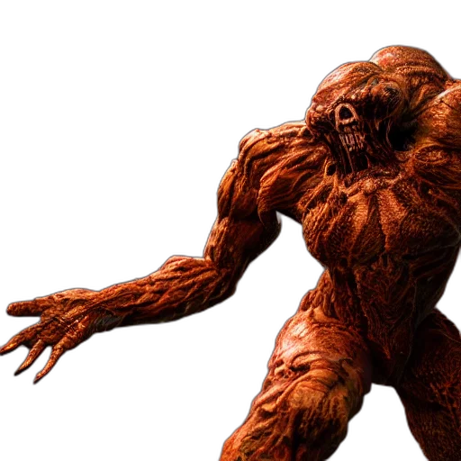 creature, animal, hair, face, concept art, 3d render, comic book art, full transparent PNG cut-out