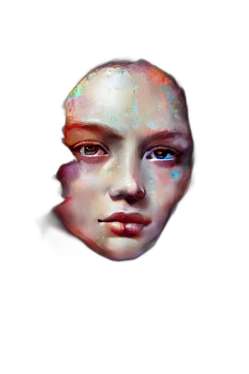 face, mask, robot, crown transparent PNG cut-out