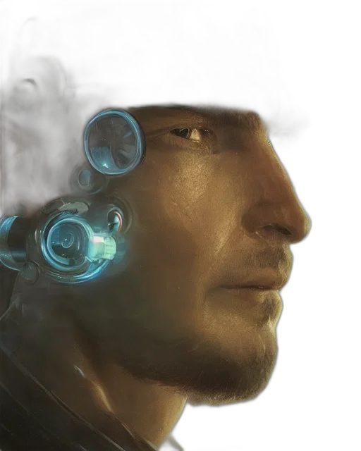 face, mask, robot, staff transparent PNG cut-out