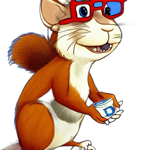 staff, animal, cartoon, concept art, 3d render, photorealistic, drawing, cute transparent PNG cut-out