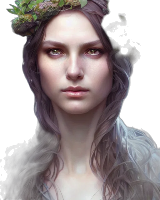 face, crown, jewelry, mask, fantasy art, photorealistic, concept art, oil painting transparent PNG cut-out