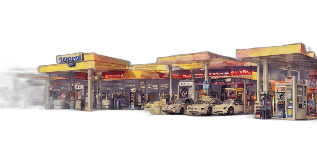 car, building, photorealistic, concept art, 3d render, pixel art, city street, beautiful transparent PNG cut-out