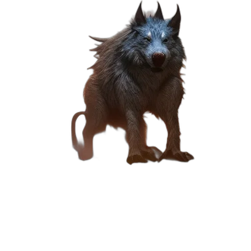 creature, animal, dragon, staff transparent PNG cut-out