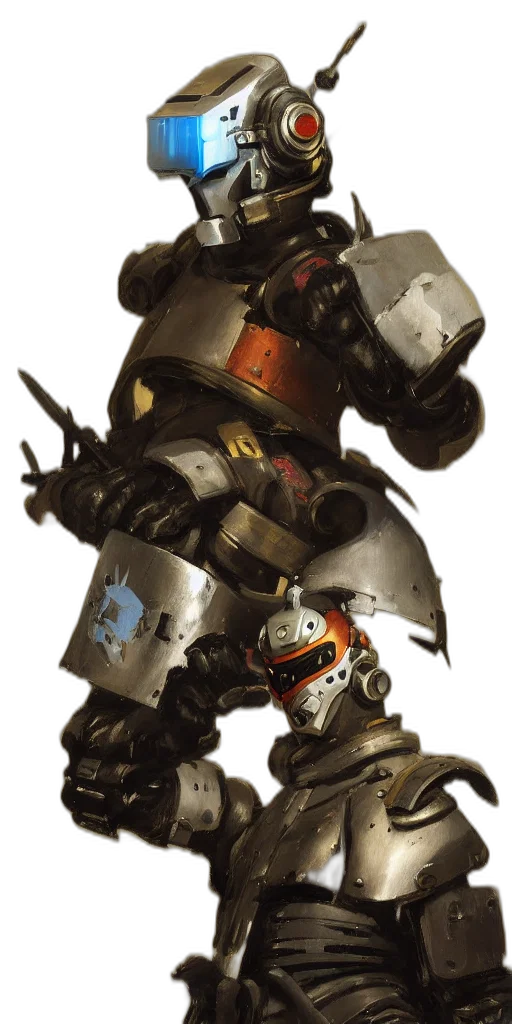 robot, weapon, mask, sword transparent PNG cut-out