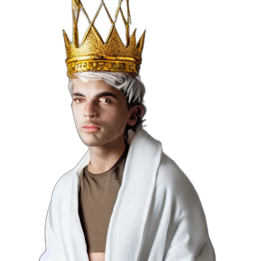 crown, staff, hat, animal transparent PNG cut-out
