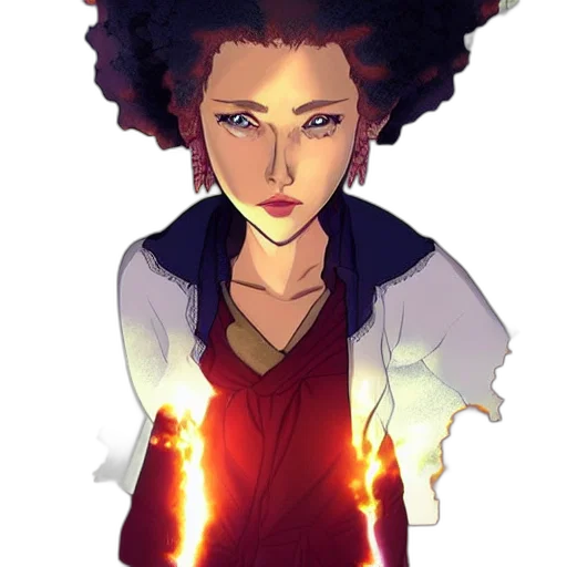staff, face, jacket, jewelry, concept art, comic book art, pixel art, anime transparent PNG cut-out