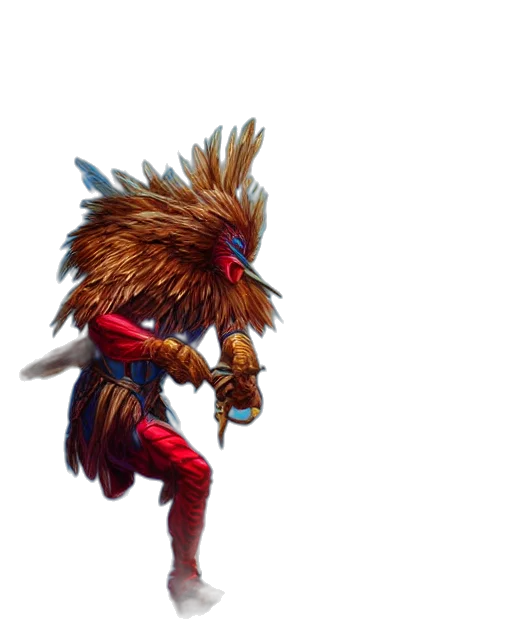 staff, creature, dragon, animal, concept art, fantasy art, pixel art, 3d render transparent PNG cut-out