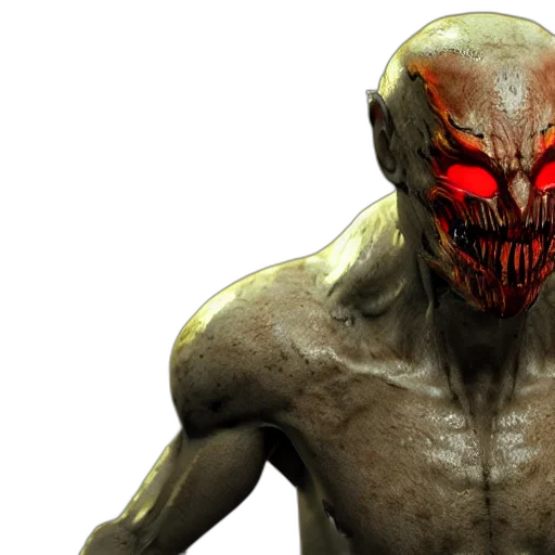 mask, creature, concept art, 3d render, comic book art, willem, dafoe, carnage transparent PNG cut-out